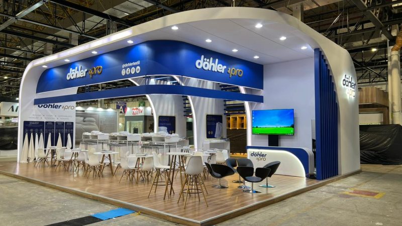 Estande da D&ouml;hler na feira – Foto: D&ouml;hler/Divulga&ccedil;&atilde;o