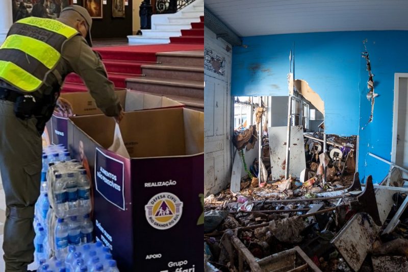 A Defesa Civil do RS informou que precisa de voluntários para ajudar na reconstrução. 