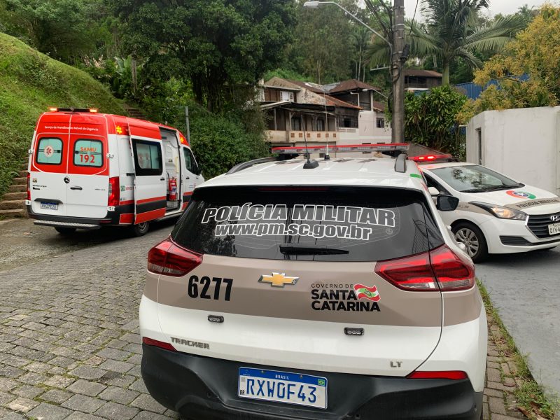 A woman was raped in broad daylight on a street in Blumenau;  The arrest of the suspect was carried out by the Civil Police this Wednesday afternoon (27) - Photo: Reproduction/ND