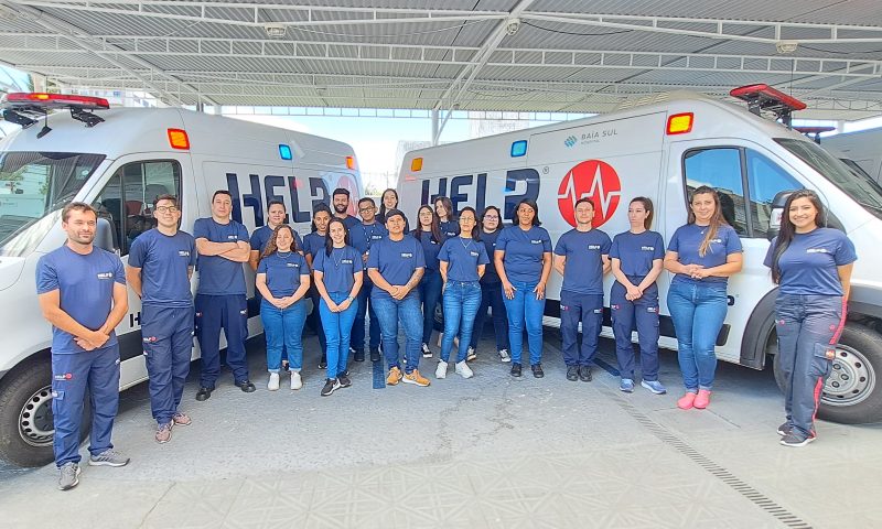 Part of the Help Emergency Medicals team came together under the motto: “Our team’s dedication is the spirit that guides our journey to save lives.”  – Photo: Disclosure/Emergency Care and Telemedicine Help