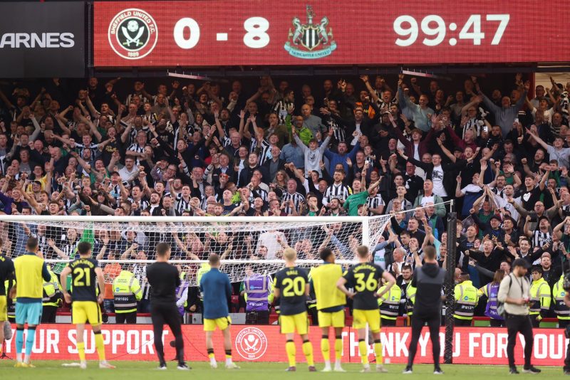 Newcastle atropelou o rival por incríveis 8 a 0 