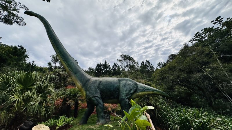 Parque conta com dinossauros de até 35 metros de comprimento e 10 metros de altura &#8211; Foto: Divulgação/ND