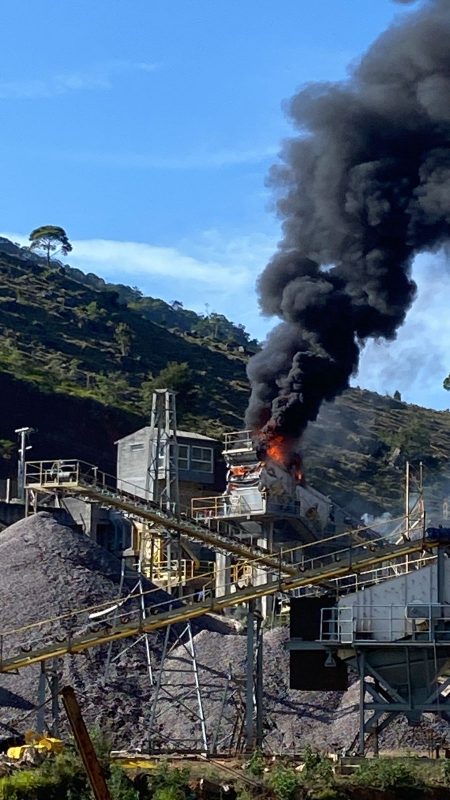 Ocorr&ecirc;ncia foi registrada na manh&atilde; desta quarta-feira (6) | Foto: Divulga&ccedil;&atilde;o/ Corpo de Bombeiros/ND