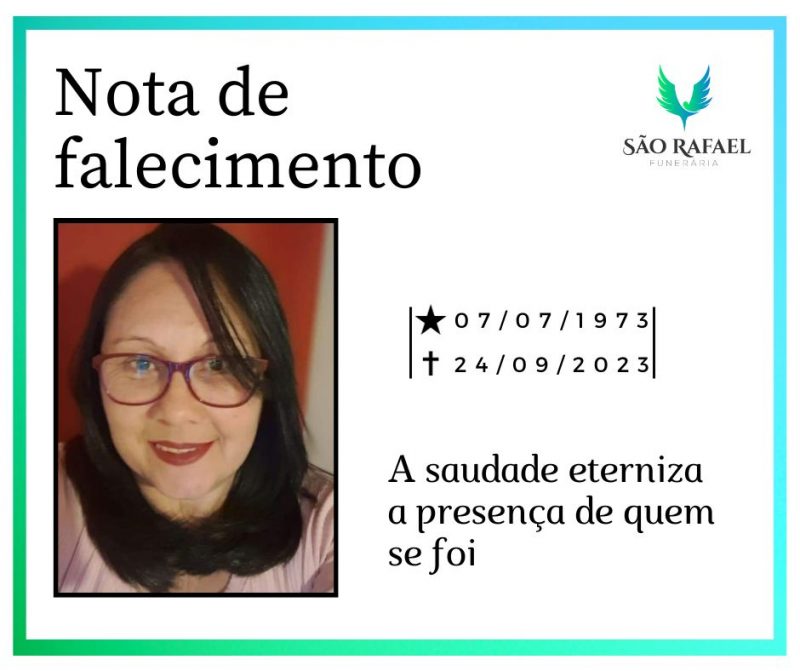A despedida de Juliana foi na segunda-feira (25), no Cemit&eacute;rio Municipal de Herval d&rsquo;Oeste. – Foto: Internet/Reprodu&ccedil;&atilde;o/ND