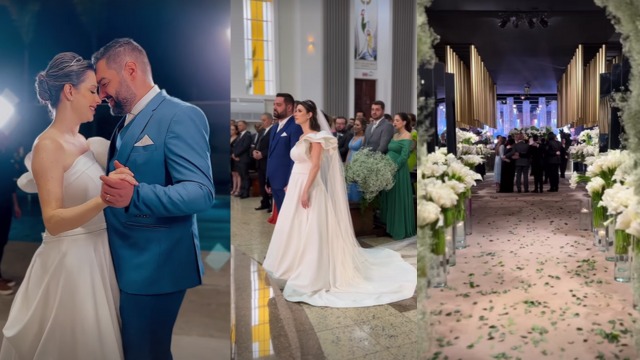 A deputada casou em Xanxerê.