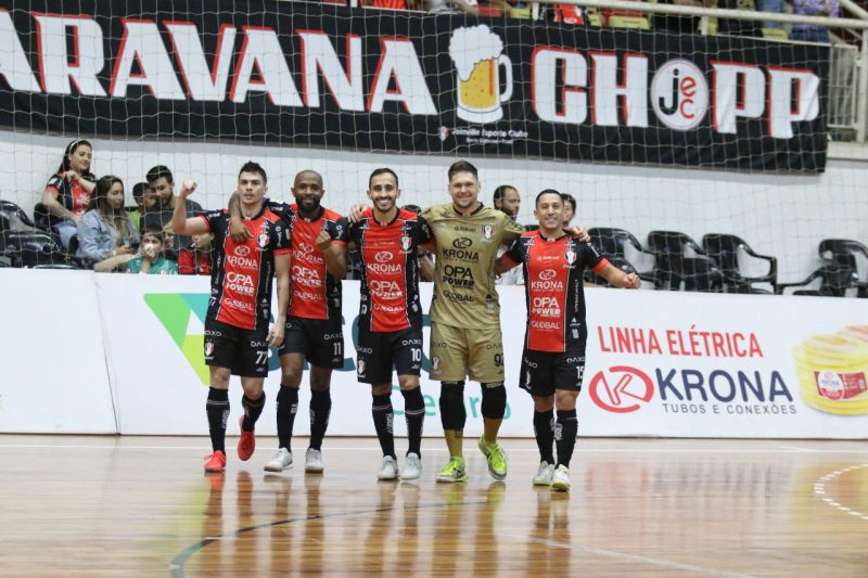 JEC Futsal vence o Joaçaba com gols de Kevin e Eder Lima