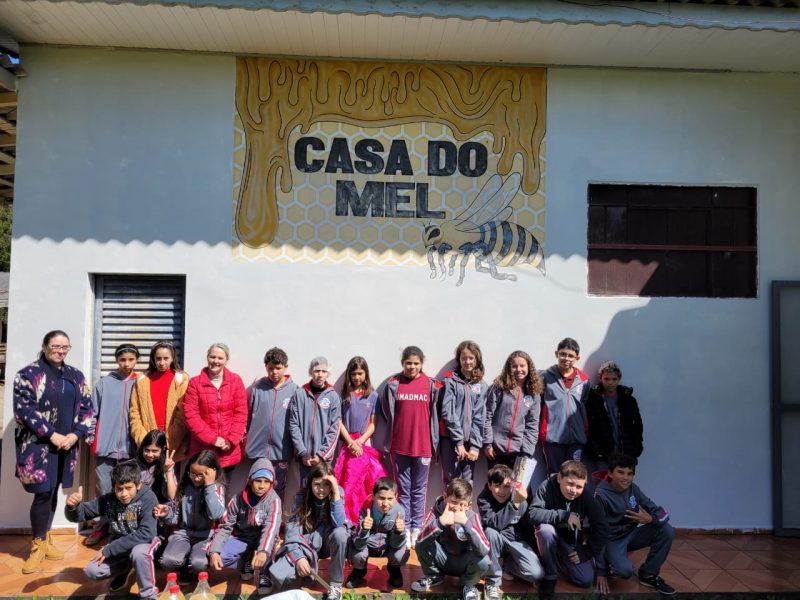 Alunos s&atilde;o do 5&deg; ano da Escola de Anos Iniciais Ana Maria de Paul – Foto: Cidasc/ND