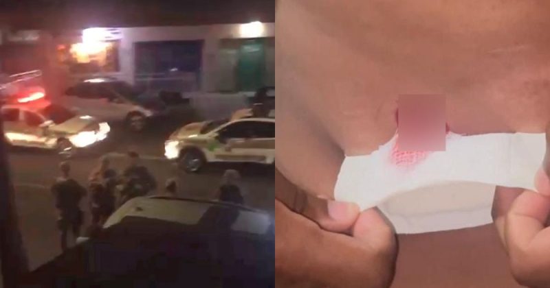 Jovem disse que a família foi vítima de racismo.