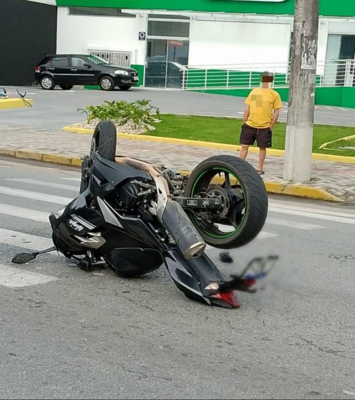 Acidente aconteceu em Itaja&iacute; – Foto: Reprodu&ccedil;&atilde;o/GMI