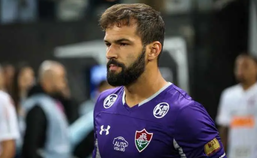 Muriel em a&ccedil;&atilde;o pelo Fluminense – Foto: Lucas Mer&ccedil;on/Fluminense