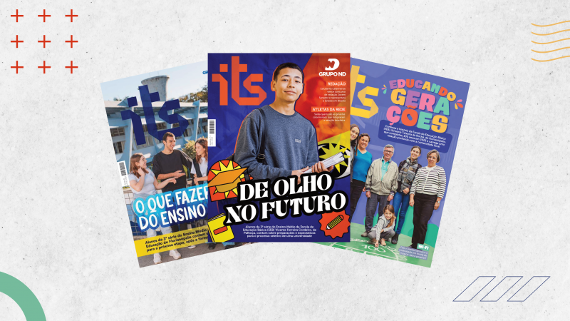 Com conteúdos envolvendo a educação pública catarinense, a revista its conta com três edições disponíveis até o momento