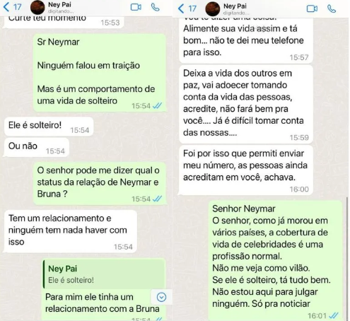 Neymar na balada gera treta entre pai do atleta e jornalista – Foto: Reprodu&ccedil;&atilde;o Web