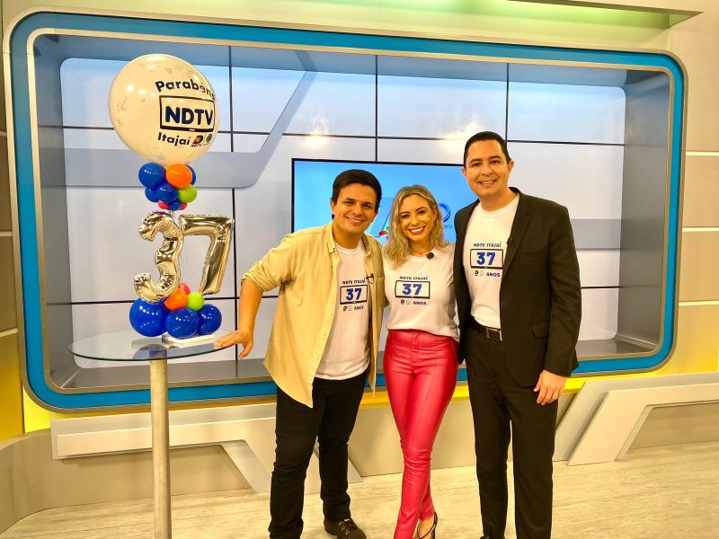 NDTV Itaja&iacute; completa 37 anos neste domingo – Foto: Reprodu&ccedil;&atilde;o/ND/Lucas Lages