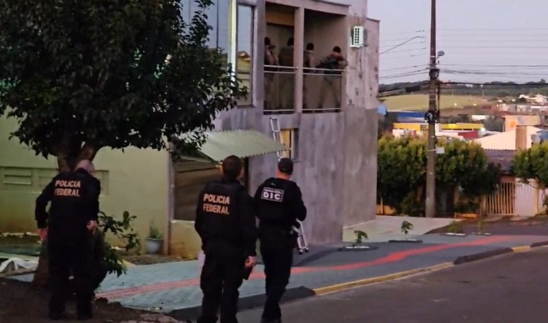 Opera&ccedil;&atilde;o combate tr&aacute;fico de drogas no Oeste de Santa Catarina &mdash; Foto: Pol&iacute;cia Federal/ND