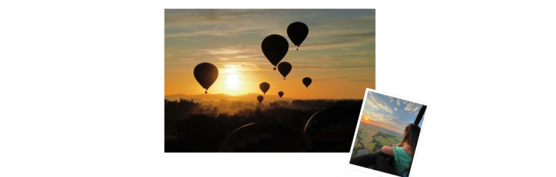 Passeio de bal&atilde;o est&aacute; no Clube ND com 5% de desconto – Foto: Rosa dos Ventos Balonismo