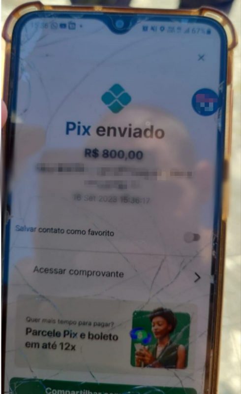 Homem digitou n&uacute;meros errado e transferiu valor maior – Foto: Reprodu&ccedil;&atilde;o/GMI