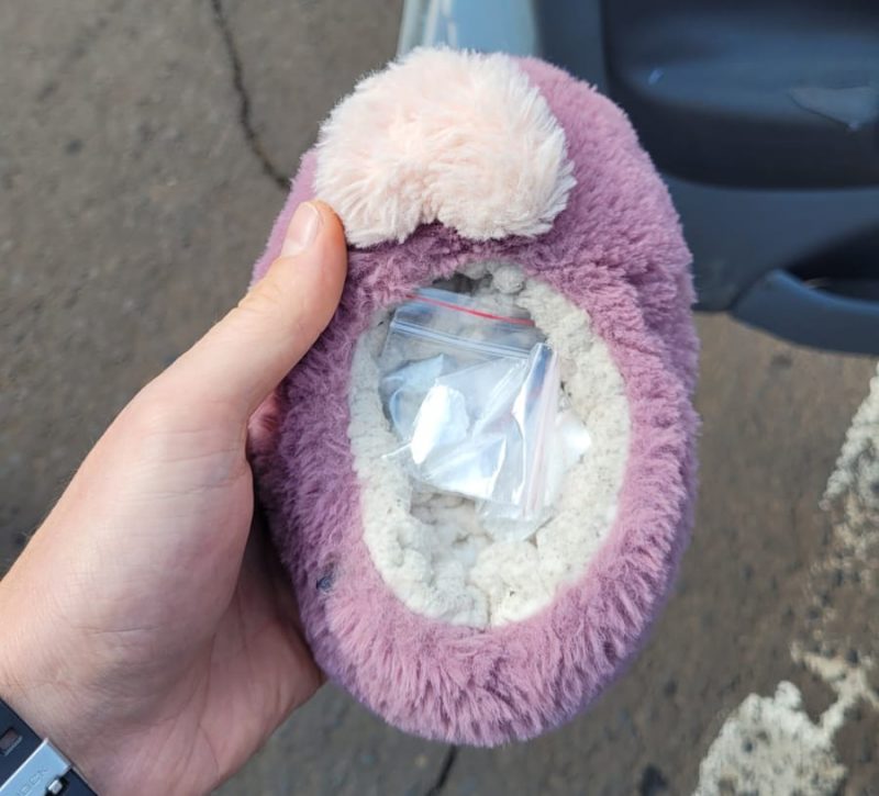 pantufa infentil cor-de-rosa