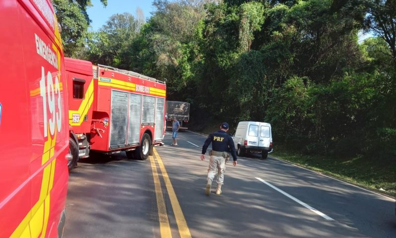 Equipes de socorro foram acionadas na manhã desta quinta-feira (21).