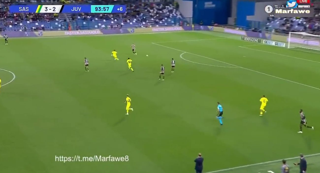 Gol contra do zagueiro da Juventus; lance esquisito - Divulgação/ND