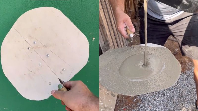 Engenhoca de chapiscar parede inova na web