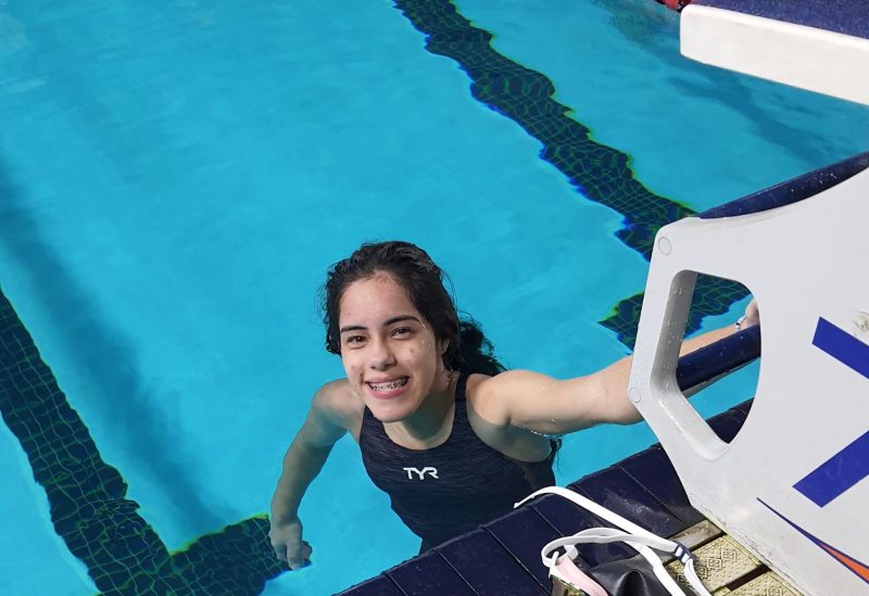 Adolescente de 14 anos estuda na Escola Municipal Enfermeira Hilda Anna Krich em Joinville – Foto: Ascom/Fesporte/Divulga&ccedil;&atilde;o/ND