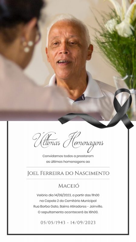 Informa&ccedil;&otilde;es sobre a despedida do mestre Macei&oacute; – Foto: divulga&ccedil;&atilde;o/ND