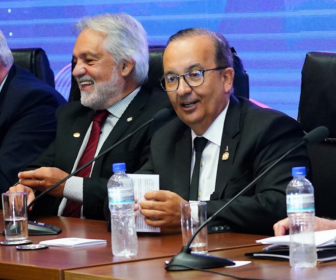 Jorginho Mello far&aacute; um afago no Judici&aacute;rio e ao amigo Blasi – Foto: RICARDO WOLFFENBUTTEL/SECOM/ND