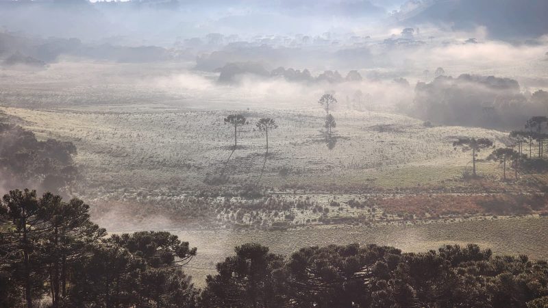 Tempo bom e frio no Sul de SC