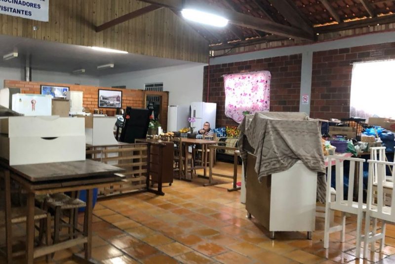 Santa Catarina conta com abrigos em 52 munic&iacute;pios. – Foto: abrigo_riosul