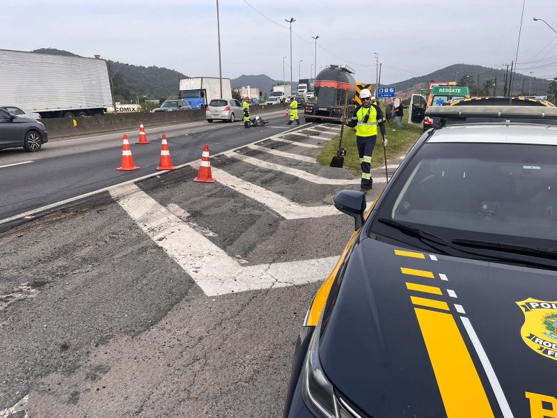 Grave acidente na BR-101 – Foto: Reprodu&ccedil;&atilde;o/PRF