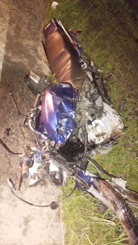 Acidente ocorreu na madrugada desta quarta-feira (4), no Km 66 da BR-470