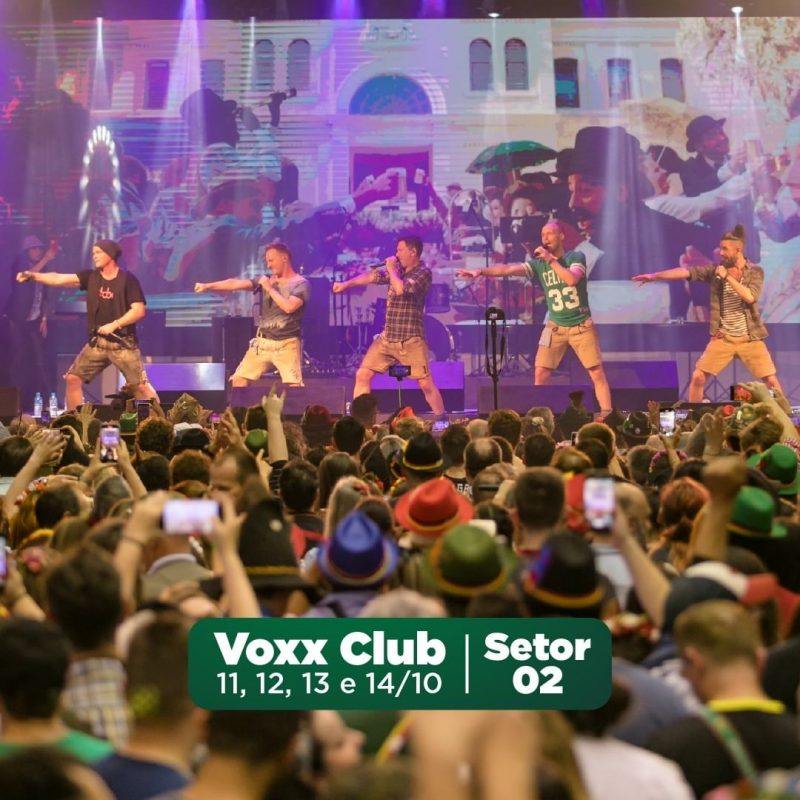 VoxxClub confirma presen&ccedil;a na 38&ordf; Oktoberfest Blumenau – Foto: Oktoberfest Blumenau/Reprodu&ccedil;&atilde;o/ND