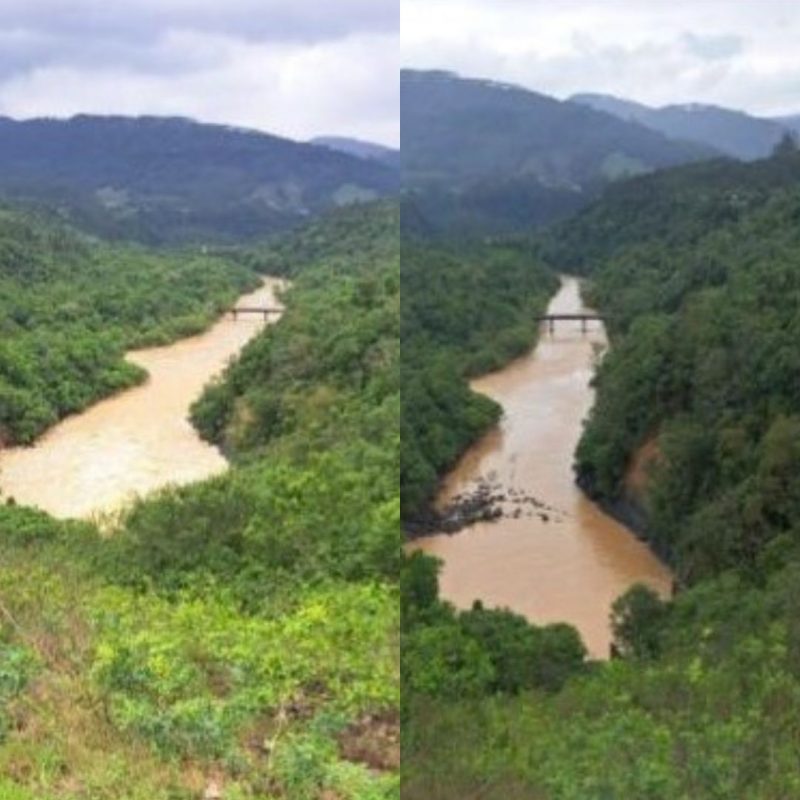 Jose Buat dam gates closed due to heavy rain warning