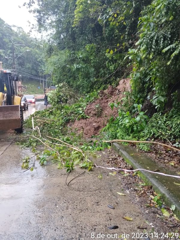 Novas ocorr&ecirc;ncias s&atilde;o registradas em Blumenau – Foto: Defesa Civil/Reprodu&ccedil;&atilde;o ND