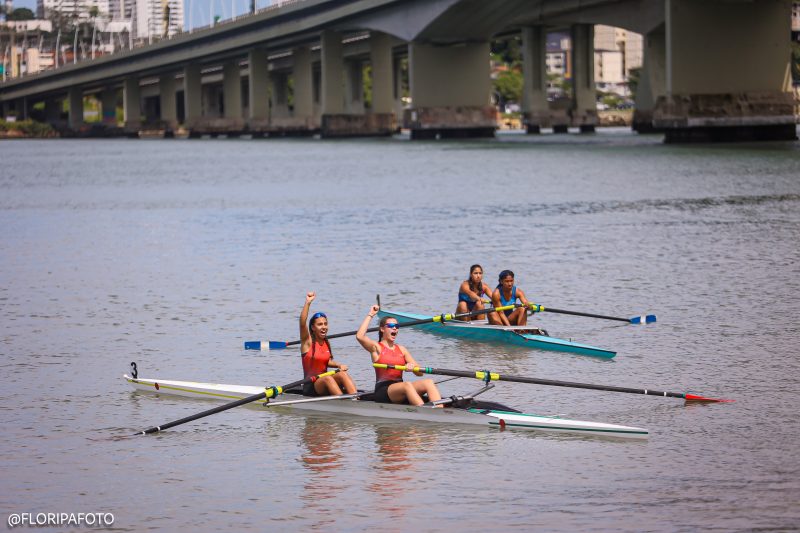 &Uacute;ltima etapa do Campeonato Catarinense de Remo, em Florian&oacute;polis – Foto: @FloripaFoto/Divulga&ccedil;&atilde;o/ND