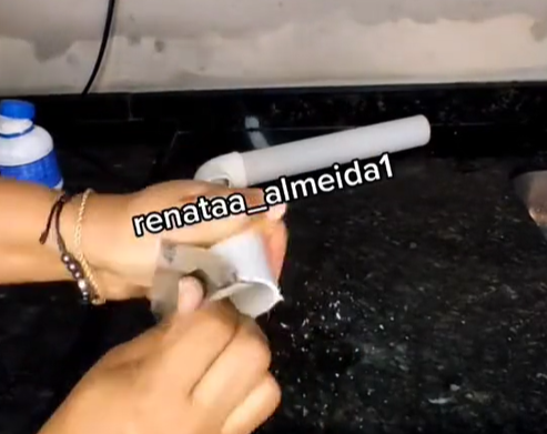 gambiarra em torneira