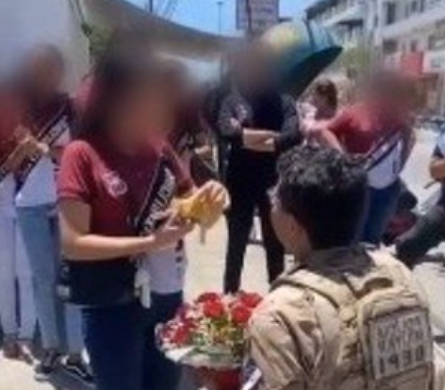 Policial ser&aacute; investigado por pedir adolescente em casamento – Foto: REPRODU&Ccedil;&Atilde;O/REDES SOCIAIS