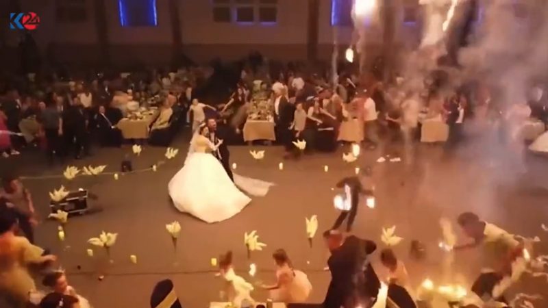 Inc&ecirc;ndio matou 114 pessoas em casamento no Iraque – Foto: REPRODU&Ccedil;&Atilde;O/REDES SOCIAIS