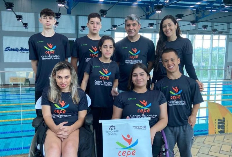 Natação do Cepe conquistou medalhas no Meeting Paralímpico