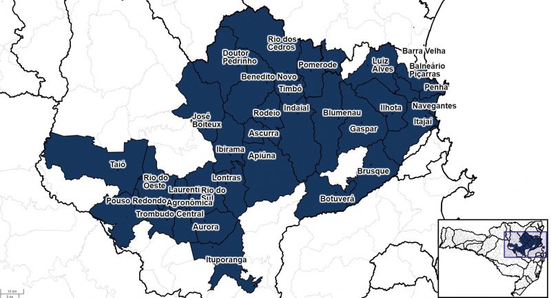 chuvas em SC devem persistir durante todo o feriado do 12