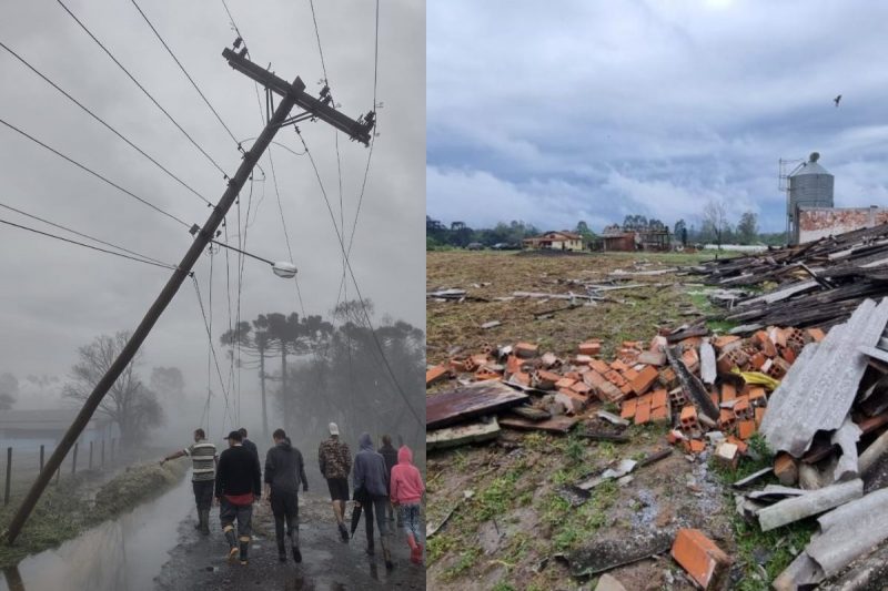 Na sexta-feira (20), a instabilidade diminui sobre o Estado, mas ainda haver&aacute; condi&ccedil;&atilde;o para temporais. – Foto: Prefeitura de Canoinhas/Divulga&ccedil;&atilde;o
