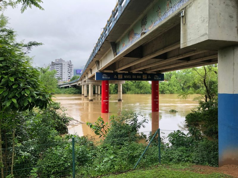 Previs&atilde;o do tempo indica que o &iacute;ndice de chuva pode ultrapassar os 100 mil&iacute;metros em Rio do Sul e popula&ccedil;&atilde;o deve ficar em alerta – Foto: Divulga&ccedil;&atilde;o/Reprodu&ccedil;&atilde;o/ND