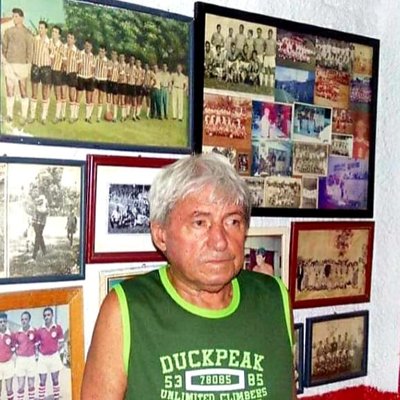 Cola era uma refer&ecirc;ncia e um amante do futebol amador. Morre aos 82 anos.&nbsp; – Foto: acervo fam&iacute;lia/ Renato Americano