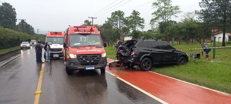 V&iacute;tima n&atilde;o resistiu aos ferimentos – Foto: CBMSC/Divulga&ccedil;&atilde;o/ND