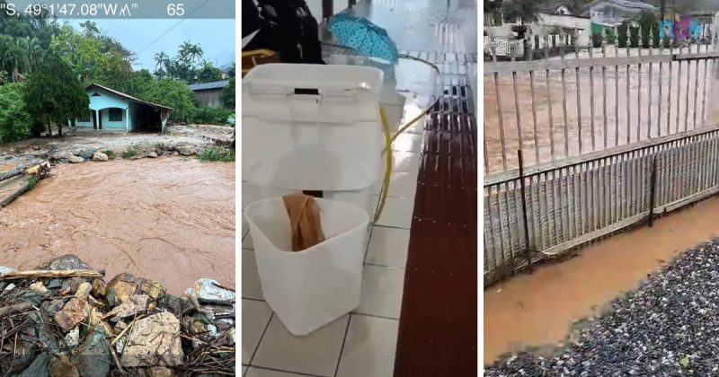 alagamentos são registrados em Brusque por conta das chuvas