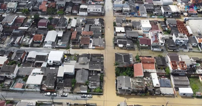Itajaí está em alerta para enchente, mesmo sem chuva