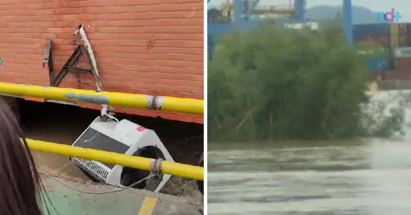 força de correnteza em rio de Itajaí é absurda