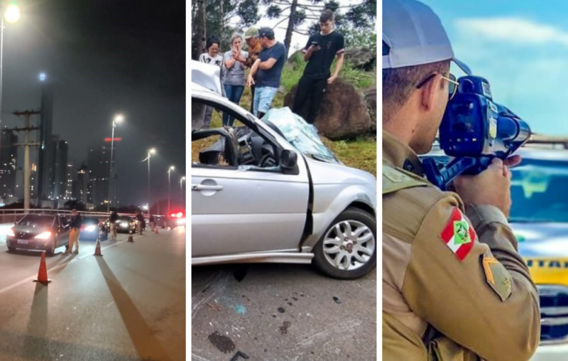 Foram registrados 179 acidentes nas rodovias estaduais e federais de SC no feriad&atilde;o prolongado – Foto: Reprodu&ccedil;&atilde;o/ND