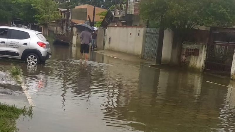Alagamentos foram registrados em diversos bairros da cidade