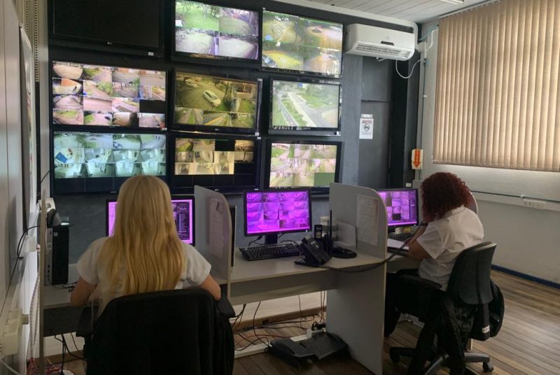 Seguran&ccedil;a Institucional da UFSC realiza monitoramento eletr&ocirc;nico do campus 24 horas por dia – Foto: Daniela Ceccon/ND